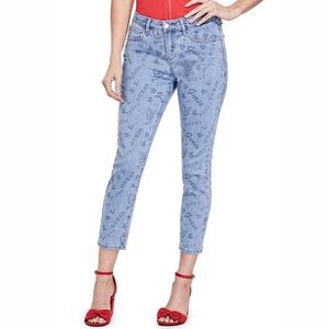 Guess Patterned Skinny Jeans